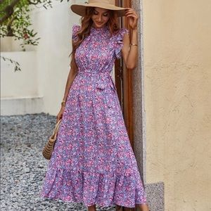 Bohemian Floral Dress